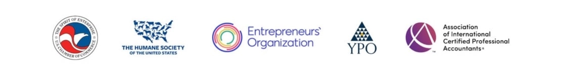 United States Chamber of Commerce, The Humane Society of the United States, Entrepreneurs' Organization, Young Presidents' Organization, Association of International Certified Professional Accountants
